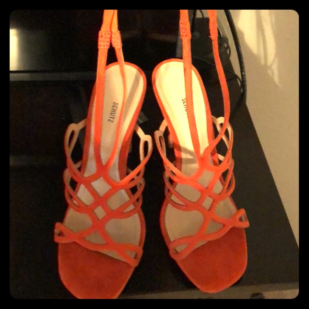 Schutz Lace-up Heels